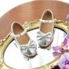 imageFlaryzone ToddlerLittle Girls Ballerina Flat Mary Jane Princess Dress Shoes  Wedding School PartySilverfm18