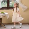 imageFlaryzone ToddlerLittle Girls Ballerina Flat Mary Jane Princess Dress Shoes  Wedding School PartySilverfr11