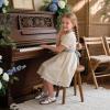 imageFlaryzone ToddlerLittle Girls Ballerina Flat Mary Jane Princess Dress Shoes  Wedding School PartySilverfr381