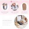 imageFlaryzone ToddlerLittle Girls Ballerina Flat Mary Jane Princess Dress Shoes  Wedding School PartySilverfr381