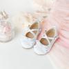 imageFlaryzone ToddlerLittle Girls Ballerina Flat Mary Jane Princess Dress Shoes  Wedding School PartyWhitefa12