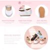 imageFlaryzone ToddlerLittle Girls Ballerina Flat Mary Jane Princess Dress Shoes  Wedding School PartyWhitefa16