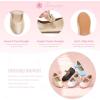 imageFlaryzone ToddlerLittle Girls Ballerina Flat Mary Jane Princess Dress Shoes  Wedding School PartyYellowfa16