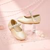 imageFlaryzone ToddlerLittle Girls Ballerina Flat Mary Jane Princess Dress Shoes  Wedding School PartyYellowfa16