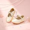 imageFlaryzone ToddlerLittle Girls Ballerina Flat Mary Jane Princess Dress Shoes  Wedding School PartyYellowfa16