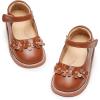imageFlaryzone Toddler Little Girl Mary Jane School Uniform Oxfords Flat Dress ShoesBrownfr63