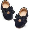 imageFlaryzone ToddlerLittle Girls Ballerina Flat Mary Jane Princess Dress Shoes  Wedding School PartyBlackfa11