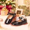 imageFlaryzone Toddler Little Girl Mary Jane School Uniform Oxfords Flat Dress ShoesFa04black