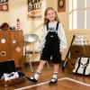 imageFlaryzone Toddler Little Girl Mary Jane School Uniform Oxfords Flat Dress ShoesFa04black