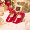 imageFlaryzone Toddler Little Girl Mary Jane School Uniform Oxfords Flat Dress ShoesFa04red