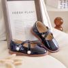 imageFlaryzone Toddler Little Girl Mary Jane School Uniform Oxfords Flat Dress ShoesFa05navy Blue