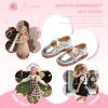 imageFlaryzone Toddler Little Girl Mary Jane School Uniform Oxfords Flat Dress ShoesFa05silver