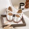 imageFlaryzone Toddler Little Girl Mary Jane School Uniform Oxfords Flat Dress ShoesFa05silver