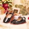 imageFlaryzone Toddler Little Girl Mary Jane School Uniform Oxfords Flat Dress ShoesFa06black
