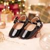 imageFlaryzone Toddler Little Girl Mary Jane School Uniform Oxfords Flat Dress ShoesFa06black