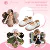 imageFlaryzone Toddler Little Girl Mary Jane School Uniform Oxfords Flat Dress ShoesFa06white