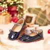imageFlaryzone Toddler Little Girl Mary Jane School Uniform Oxfords Flat Dress ShoesFa07navy Blue