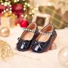 imageFlaryzone Toddler Little Girl Mary Jane School Uniform Oxfords Flat Dress ShoesFa07navy Blue