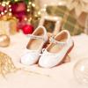 imageFlaryzone Toddler Little Girl Mary Jane School Uniform Oxfords Flat Dress ShoesFa07white