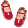 imageFlaryzone Toddler Little Girl Mary Jane School Uniform Oxfords Flat Dress ShoesFa06red