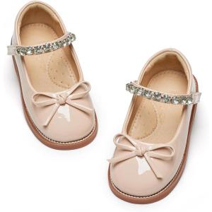 imageFlaryzone Toddler Little Girl Mary Jane School Uniform Oxfords Flat Dress ShoesFa07pink