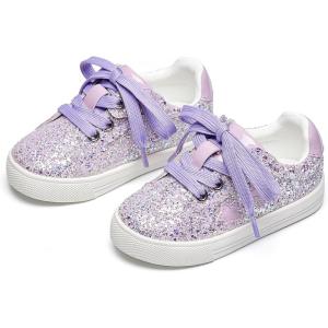 image:imageFlaryzone Toddler Girls Sneakers Little Girls Running Sports ShoesToddlerLittle KidsFm83purple