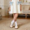 image:imageFlaryzone Toddler Little Girl Mary Jane School Uniform Oxfords Flat Dress ShoesFa03offwhite