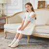 image:imageFlaryzone Toddler Little Girl Mary Jane School Uniform Oxfords Flat Dress ShoesFa03offwhite