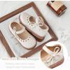 image:imageFlaryzone Toddler Little Girl Mary Jane School Uniform Oxfords Flat Dress ShoesFa03offwhite