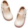 image:imageFlaryzone Toddler Little Girl Mary Jane School Uniform Oxfords Flat Dress ShoesFa03offwhite
