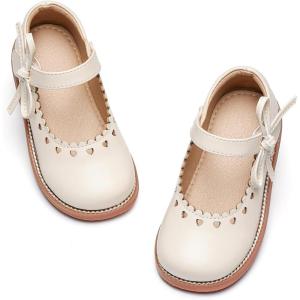 image:imageFlaryzone Toddler Little Girl Mary Jane School Uniform Oxfords Flat Dress ShoesFa03offwhite