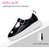 image:imageFLORANATE Toddler Girl Shoes Mary JaneCasual Sneakers with PU Upper Water and Stain Resistant Hook and Loop Easy On and Off Soft Lightweight NonSlip Sole Comfort for Dress Running Walking and SchoolBlack Toddler Girl Shoes