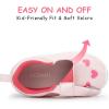 image:imageFLORANATE Toddler Girl Shoes Mary JaneCasual Sneakers with PU Upper Water and Stain Resistant Hook and Loop Easy On and Off Soft Lightweight NonSlip Sole Comfort for Dress Running Walking and SchoolPink Toddler Girl Shoes