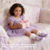 image:imageFLORANATE Toddler Girl Shoes Mary JaneCasual Sneakers with PU Upper Water and Stain Resistant Hook and Loop Easy On and Off Soft Lightweight NonSlip Sole Comfort for Dress Running Walking and SchoolPurple Toddler Girl Shoes