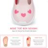 image:imageFLORANATE Toddler Girl Shoes Mary JaneCasual Sneakers with PU Upper Water and Stain Resistant Hook and Loop Easy On and Off Soft Lightweight NonSlip Sole Comfort for Dress Running Walking and SchoolPink Toddler Girl Shoes