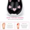 image:imageFLORANATE Toddler Girl Shoes Mary JaneCasual Sneakers with PU Upper Water and Stain Resistant Hook and Loop Easy On and Off Soft Lightweight NonSlip Sole Comfort for Dress Running Walking and SchoolBlack Toddler Girl Shoes