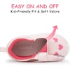 image:imageFloranate Toddler Girls Mary Janes  Soft Platform Sole for AllDay Comfort  Athletic NonSlip Sole Easy to Clean HookandLoopp Easy On and Off Wide Toe Box Lightweight Cushioning Flexible DurablePink Toddler Girl Shoes