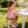 image:imageFloranate Toddler Girls Mary Janes  Soft Platform Sole for AllDay Comfort  Athletic NonSlip Sole Easy to Clean HookandLoopp Easy On and Off Wide Toe Box Lightweight Cushioning Flexible DurablePink Toddler Girl Shoes