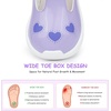 image:imageFloranate Toddler Girls Mary Janes  Soft Platform Sole for AllDay Comfort  Athletic NonSlip Sole Easy to Clean HookandLoopp Easy On and Off Wide Toe Box Lightweight Cushioning Flexible DurablePurple Toddler Girl Shoes