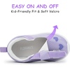 image:imageFloranate Toddler Girls Mary Janes  Soft Platform Sole for AllDay Comfort  Athletic NonSlip Sole Easy to Clean HookandLoopp Easy On and Off Wide Toe Box Lightweight Cushioning Flexible DurablePurple Toddler Girl Shoes