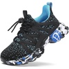 image:imageBoys Girls Shoes Kids Sneakers Lightweight Breathable Tennis Athletic Running Shoes for ToddlerLittle KidBig KidBlack Blue