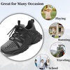 image:imageKids Sneakers Lightweight Athletic Boy Girl Running Tennis Shoes  BreathableMesh UpperActive PlayNonSlip OutsoleIdeal For Youth Jumping Tennis School Outdoor SportsDaily CasualGrey and Black