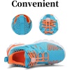 image:imageKids Sneakers Lightweight Athletic Boy Girl Running Tennis Shoes  BreathableMesh UpperActive PlayNonSlip OutsoleIdeal For Youth Jumping Tennis School Outdoor SportsDaily CasualBlue and Orange