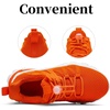 image:imageKids Sneakers Lightweight Athletic Boy Girl Running Tennis Shoes  BreathableMesh UpperActive PlayNonSlip OutsoleIdeal For Youth Jumping Tennis School Outdoor SportsDaily CasualOrange