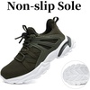 image:imageKids Sneakers Lightweight Athletic Boy Girl Running Tennis Shoes  BreathableMesh UpperActive PlayNonSlip OutsoleIdeal For Youth Jumping Tennis School Outdoor SportsDaily CasualArmy Green