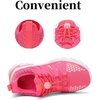 image:imageKids Sneakers Lightweight Athletic Boy Girl Running Tennis Shoes  BreathableMesh UpperActive PlayNonSlip OutsoleIdeal For Youth Jumping Tennis School Outdoor SportsDaily CasualDeep Pink