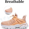 image:imageKids Sneakers Lightweight Athletic Boy Girl Running Tennis Shoes  BreathableMesh UpperActive PlayNonSlip OutsoleIdeal For Youth Jumping Tennis School Outdoor SportsDaily CasualPink