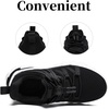 image:imageKids Sneakers Lightweight Athletic Boy Girl Running Tennis Shoes  BreathableMesh UpperActive PlayNonSlip OutsoleIdeal For Youth Jumping Tennis School Outdoor SportsDaily CasualBlack