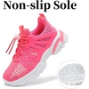 image:imageKids Sneakers Lightweight Athletic Boy Girl Running Tennis Shoes  BreathableMesh UpperActive PlayNonSlip OutsoleIdeal For Youth Jumping Tennis School Outdoor SportsDaily CasualDeep Pink