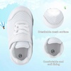 image:imageToddler Shoes Lightweight Tennis Walking for Boys Girls Sneakers  ComfortableSturdy for Kids Cute Slip on Gym Breathable Slip Resistant Washable School shoesWhite